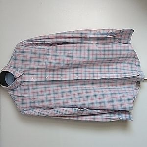 IZOD shirt.szL plaid